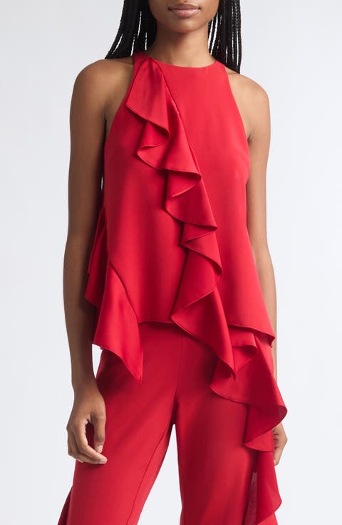 Vivia Ruffled Top