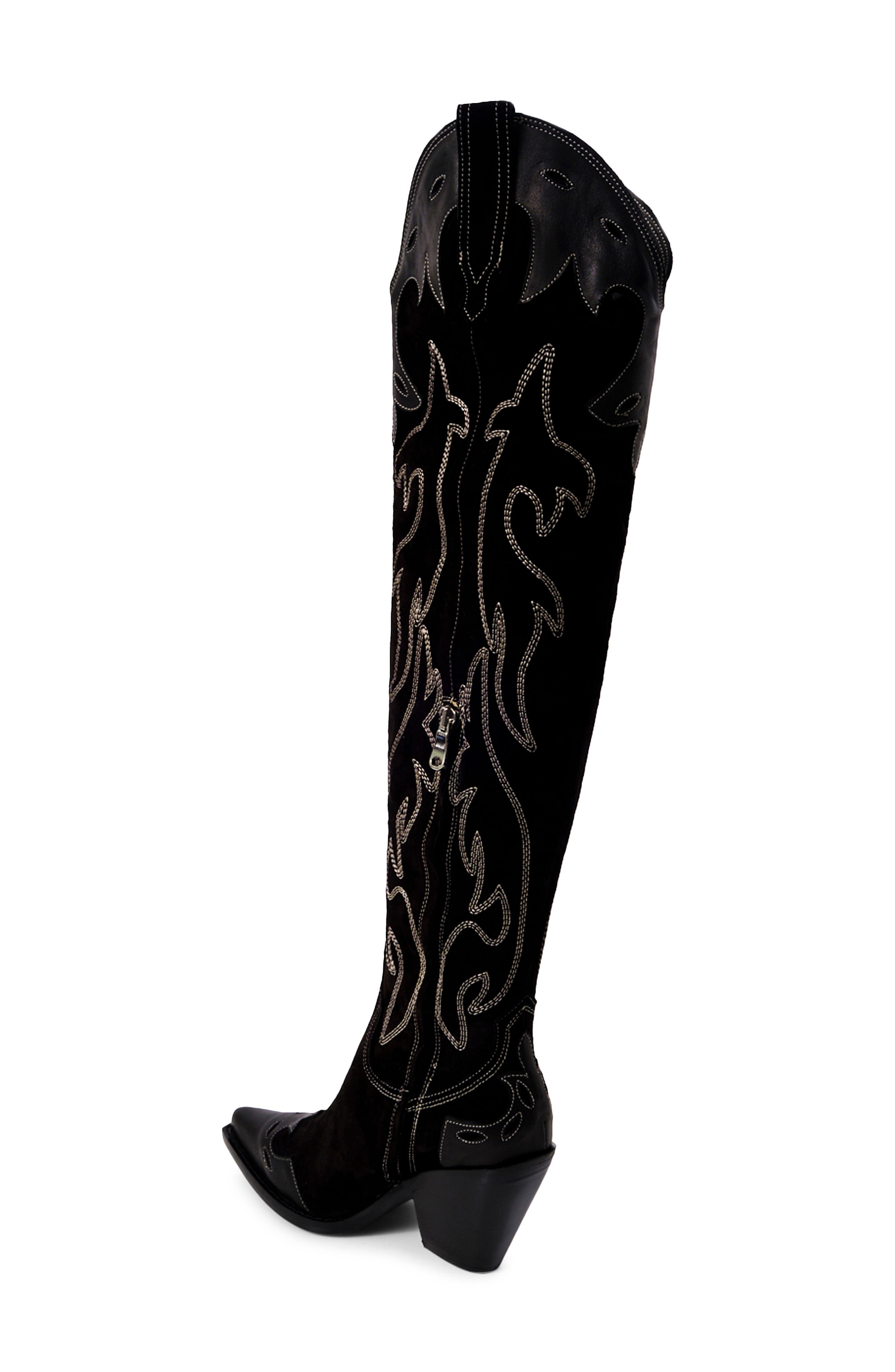 Free People Wild West Knee High Boot, Alternate, color, 