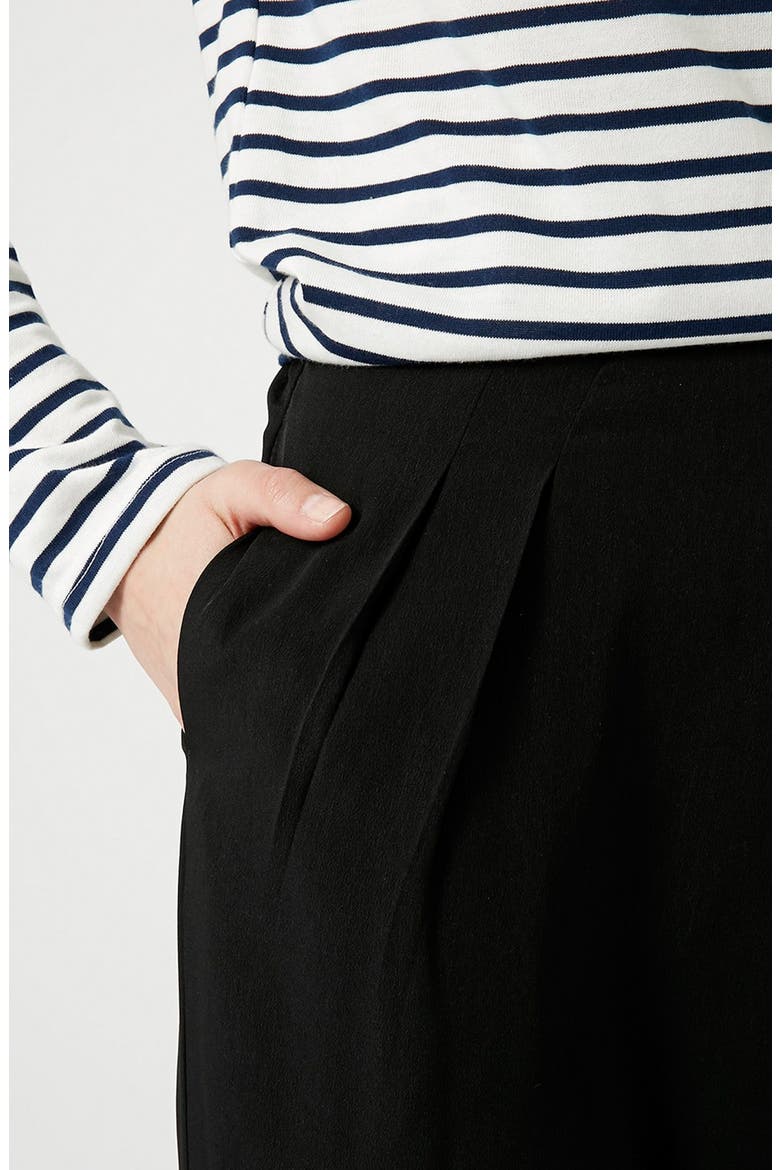 Wrap Front Jogger Pants, Alternate, color, BLACK