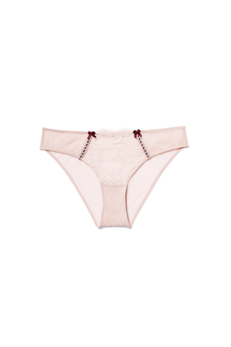 Yara Bikini Panties, Main, color, Medium beige