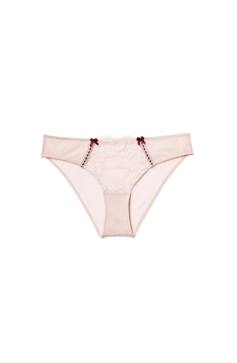Adore Me Yara Bikini Panties, Alternate, color, Medium Beige