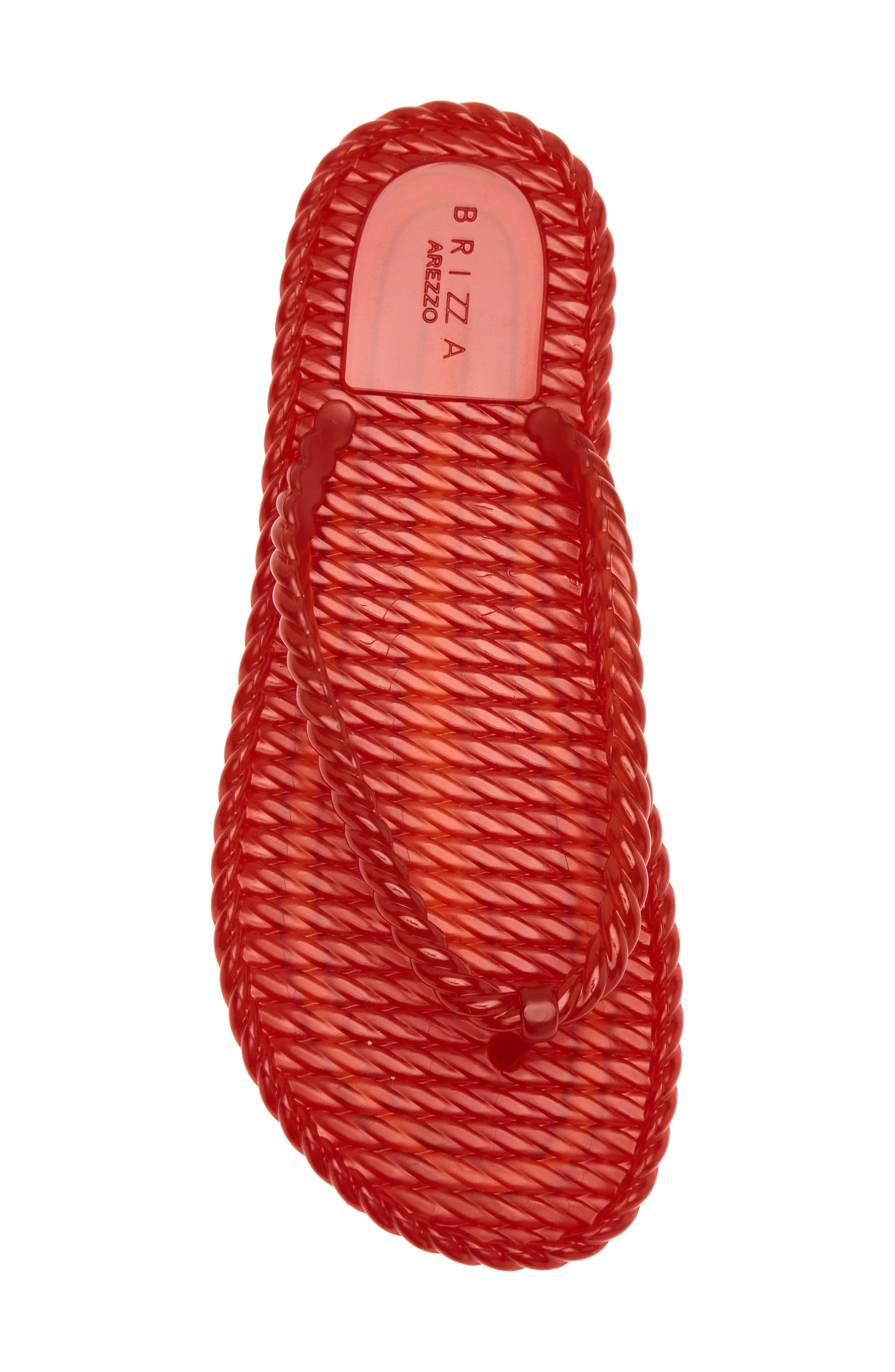 Jelly Flip Flop, Alternate, color, RED