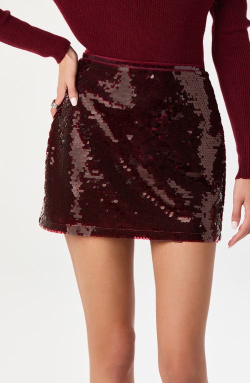 Astr The Label Sequin Miniskirt In Multi