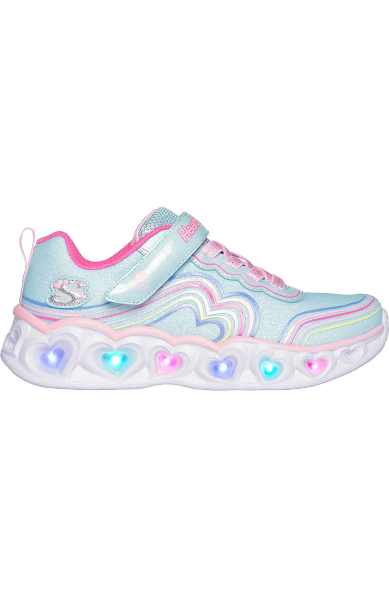 SKECHERS Kids' Heart Lights Light-Up Sneaker, Alternate, color,