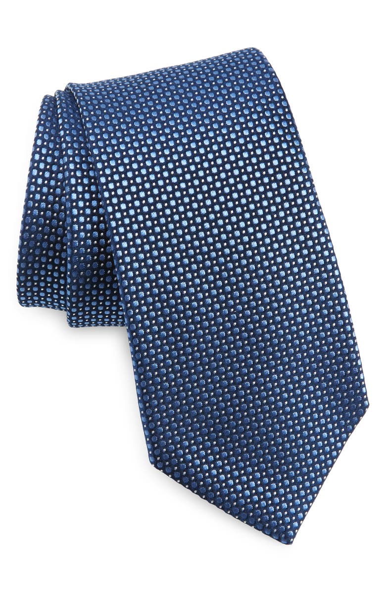 Duchamp Pattern Silk Tie, Main, color,