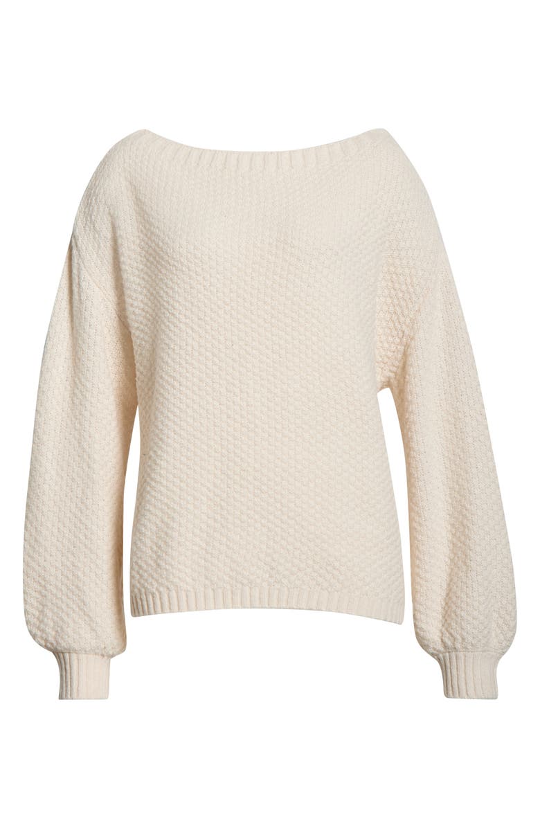 PacSun Wren Off the Shoulder Sweater, Main, color, Ivory