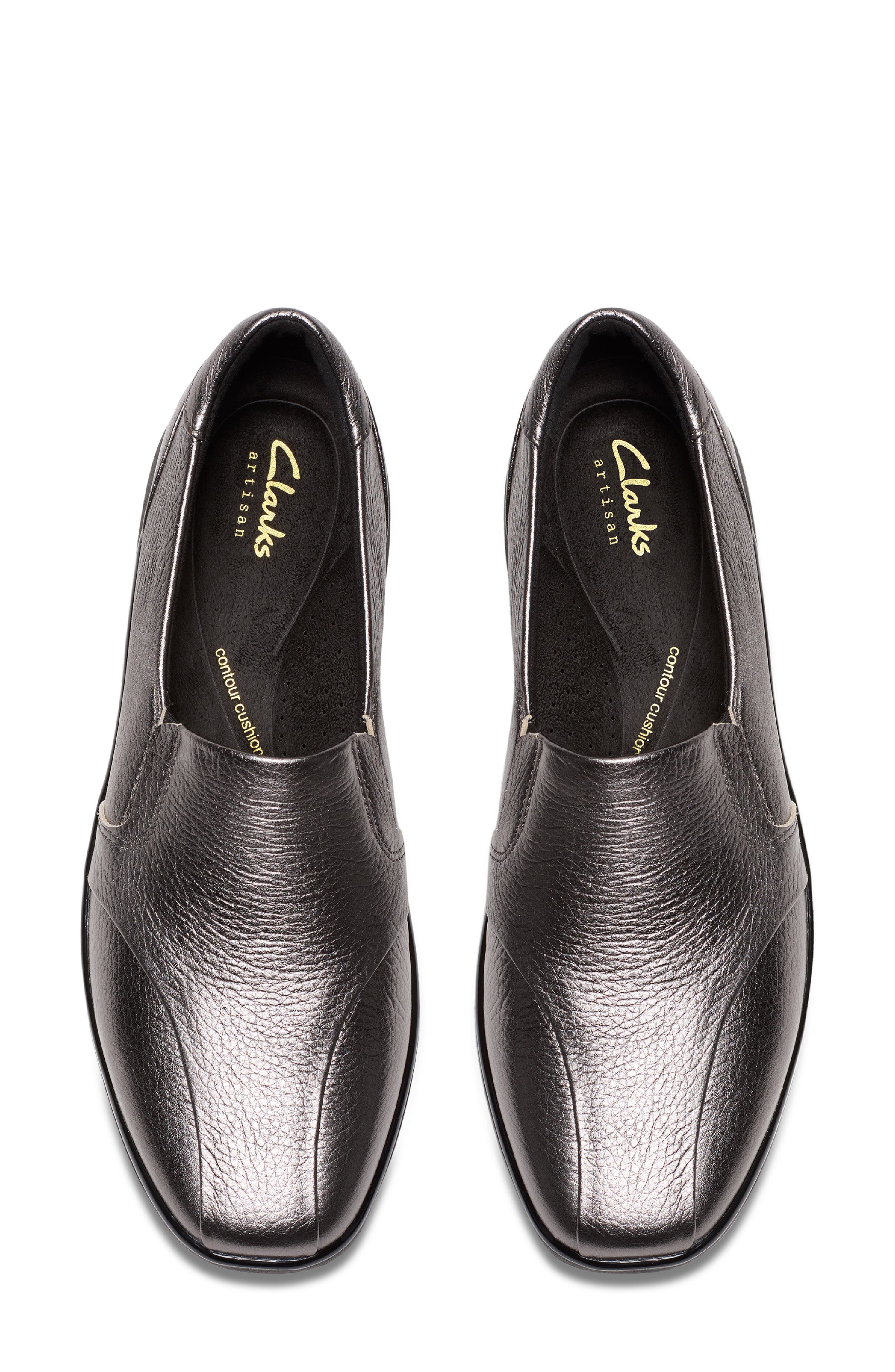 Lynelle Wedge Flat, Alternate, color, PEWTER METALLIC