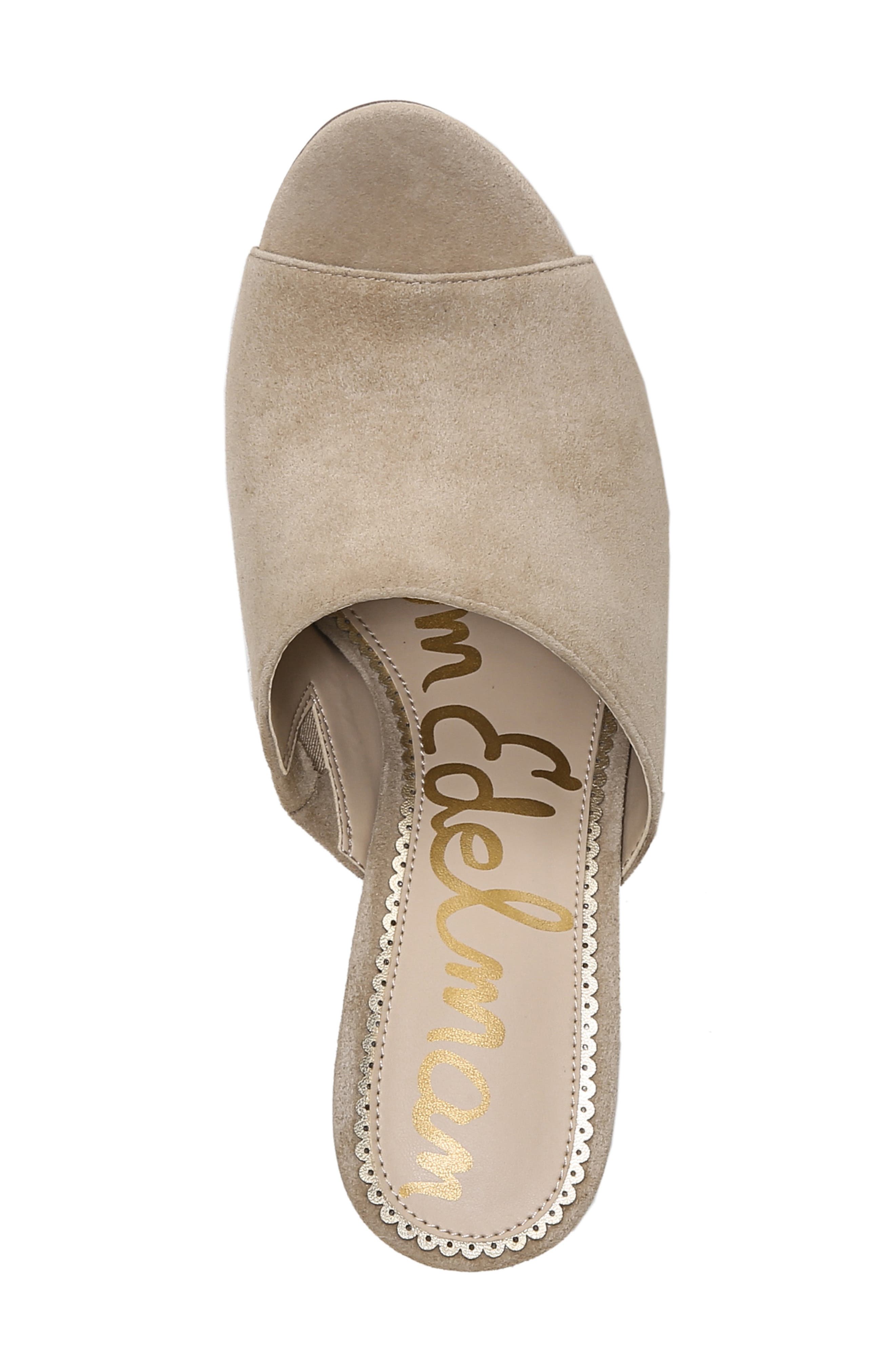 Orlie Open Toe Mule, Alternate, color, OATMEAL