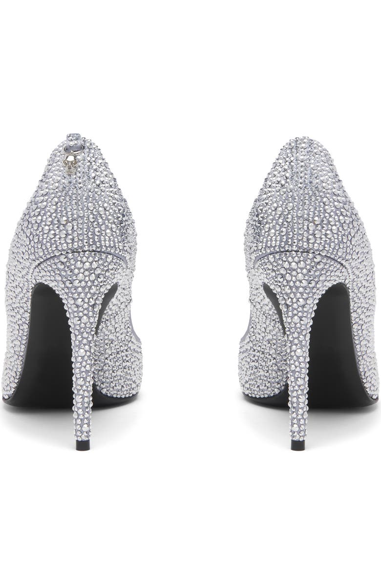 McQueen Skull Pump, Alternate, color, Bitumen
