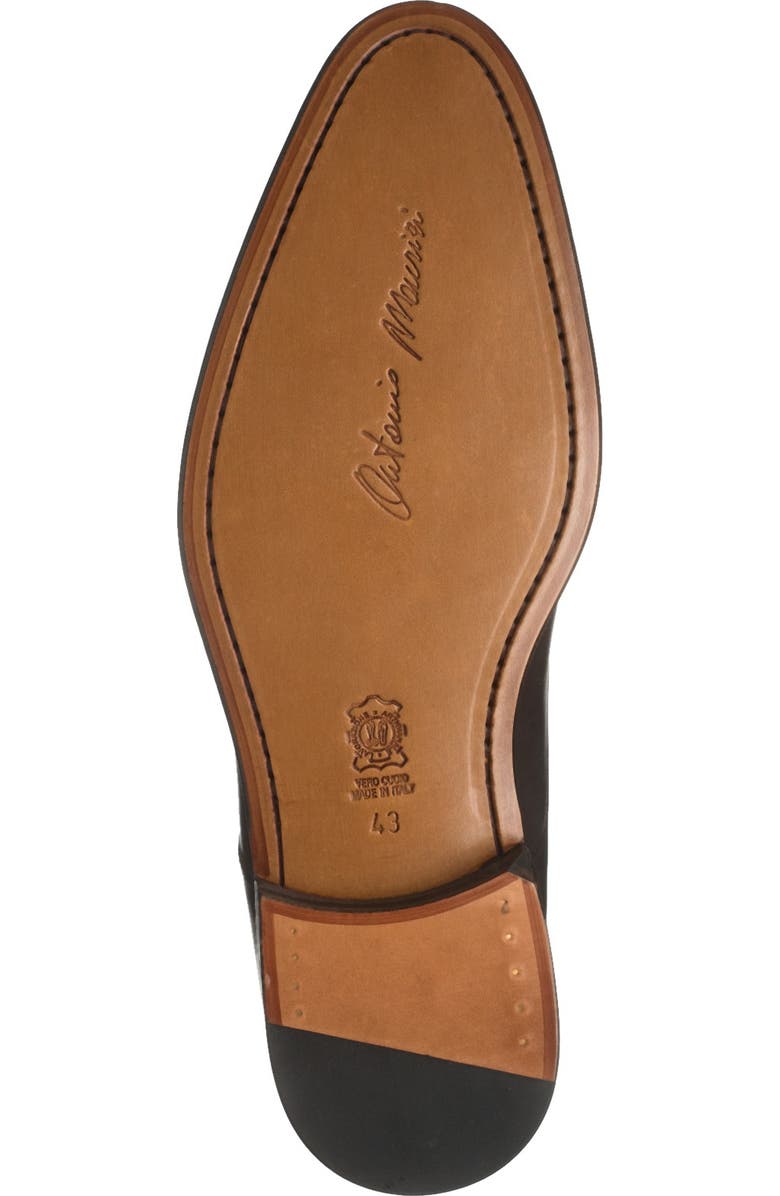 ANTONIO MAURIZI Leather Double Monk Strap Loafer, Alternate, color,