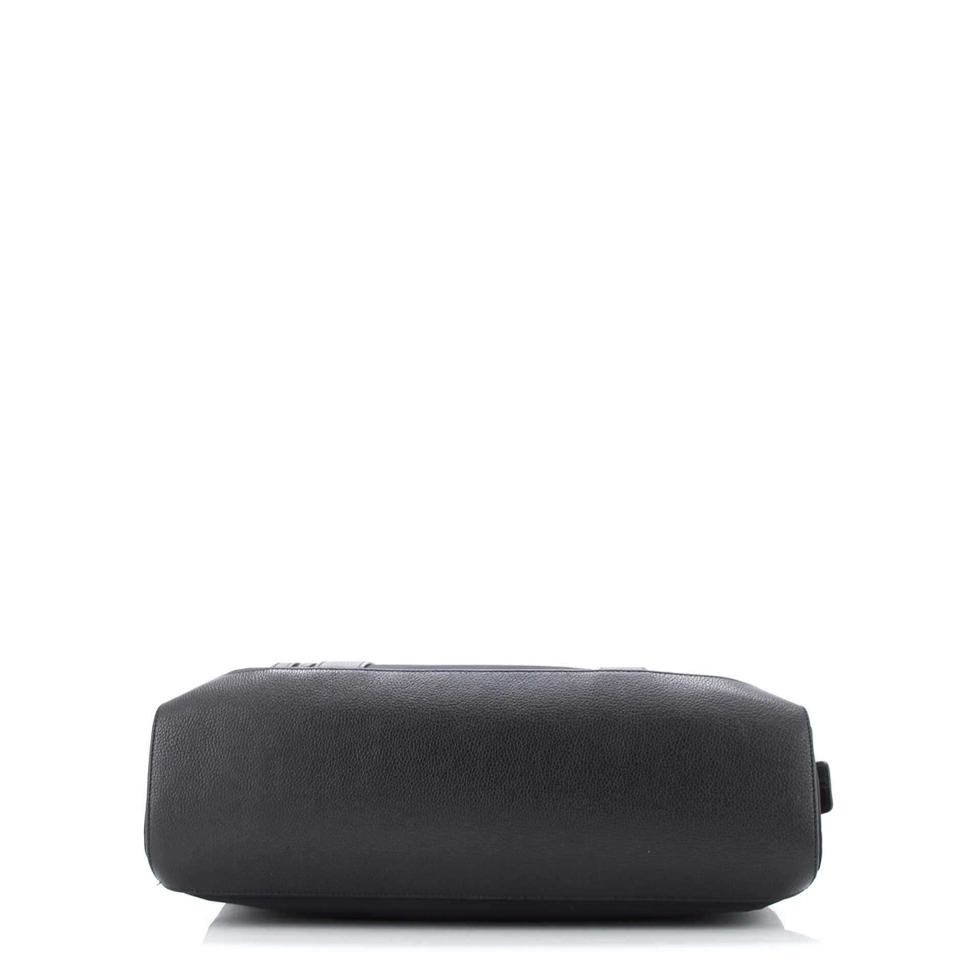 Fragment Zip Tote Nylon with Leather Medium, Alternate, color, Black