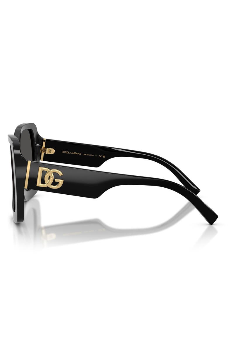Dolce&Gabbana 55mm Square Sunglasses, Alternate, color,