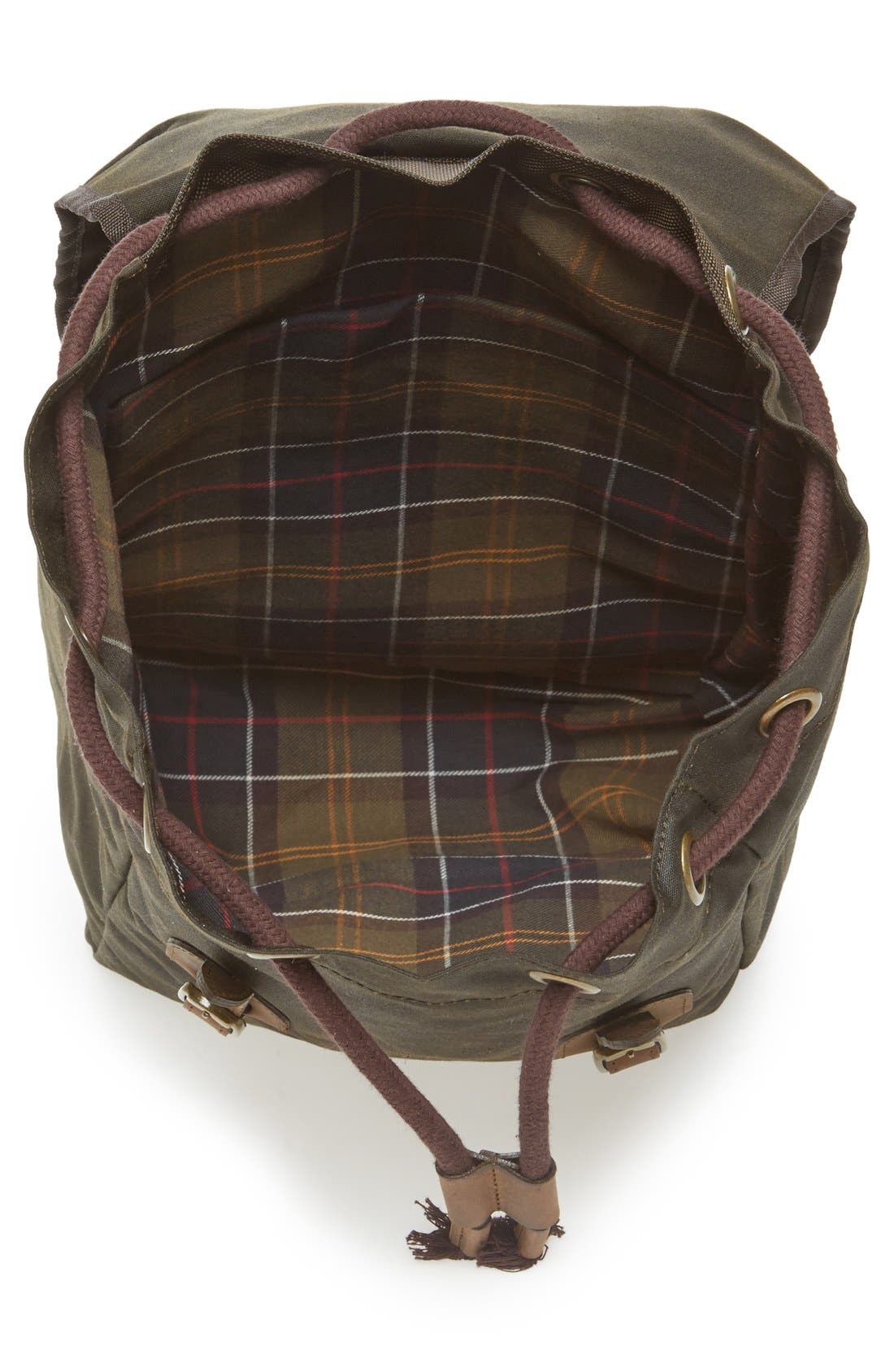 Barbour Waxed Canvas Backpack, Alternate, color, 