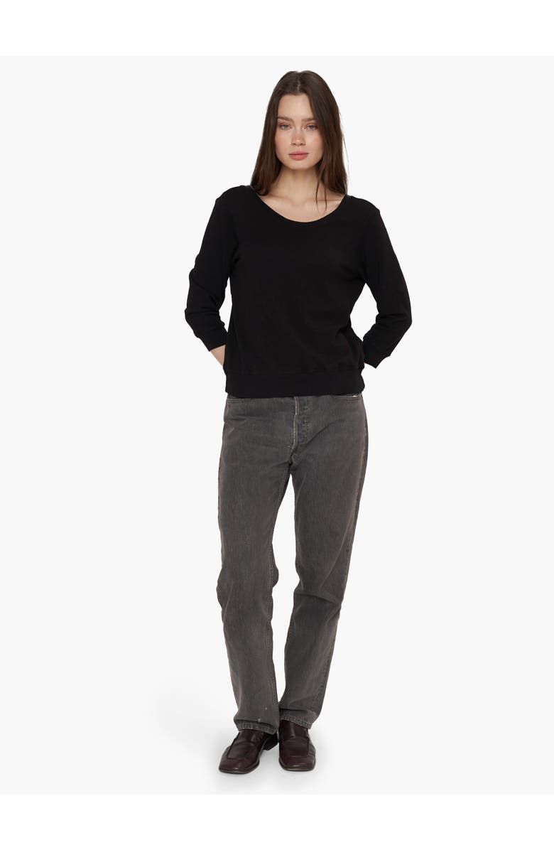 WILT Clothing Baby Backless Sweatshirt, Alternate, color, Black