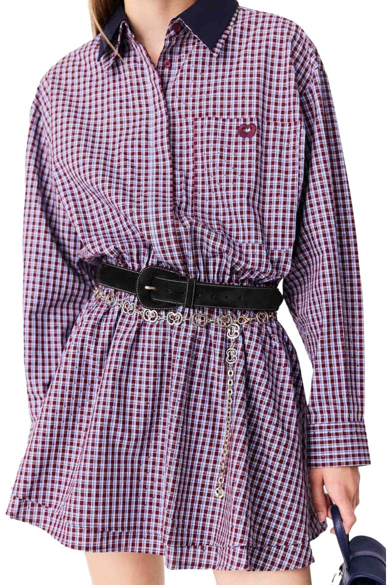 Suede belt, Alternate, color, Dark brown