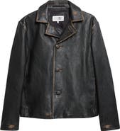 MM6 Maison Margiela Sheepskin Leather Jacket
