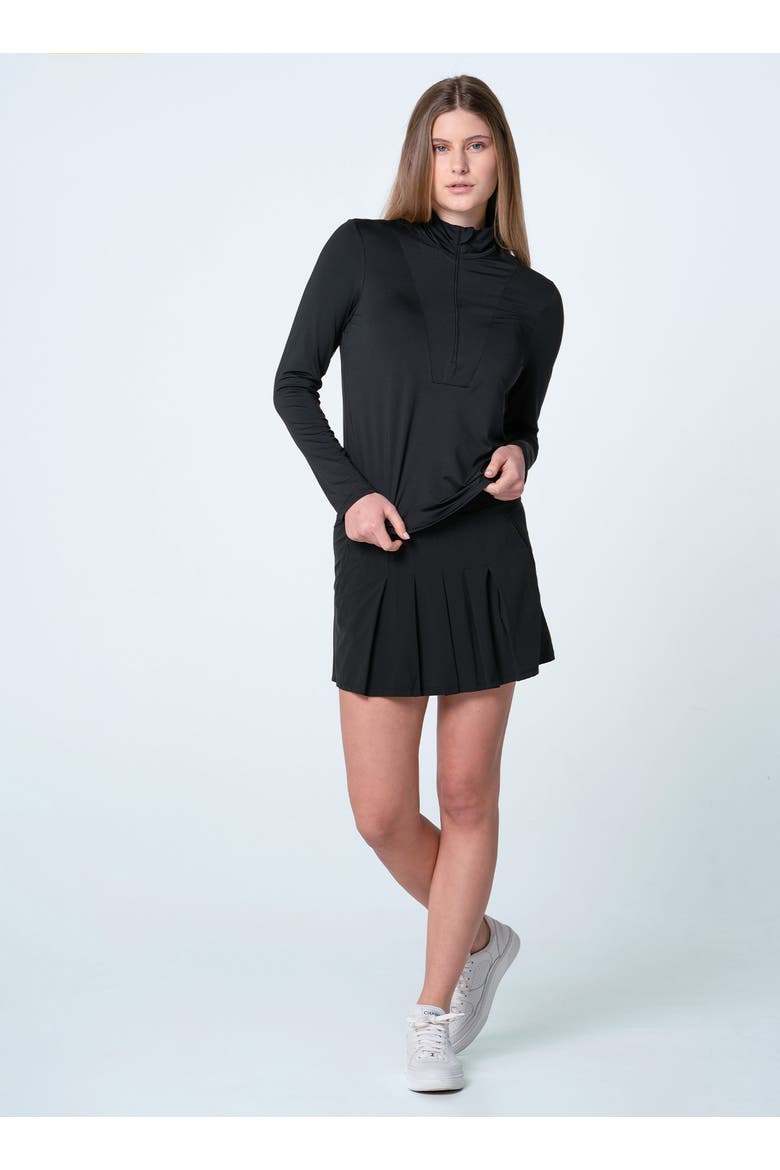 Free Play Zip Long Sleeve, Alternate, color, Black