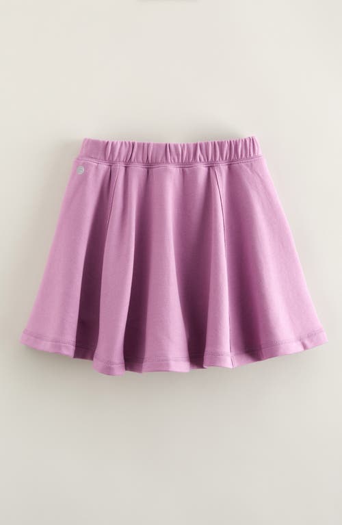 Zella Girl Kids' Step Up Fleece Skort In Purple