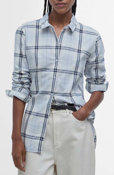 Collared Button Down Blouse