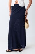 MANGO TEEN Openwork Knit Skirt