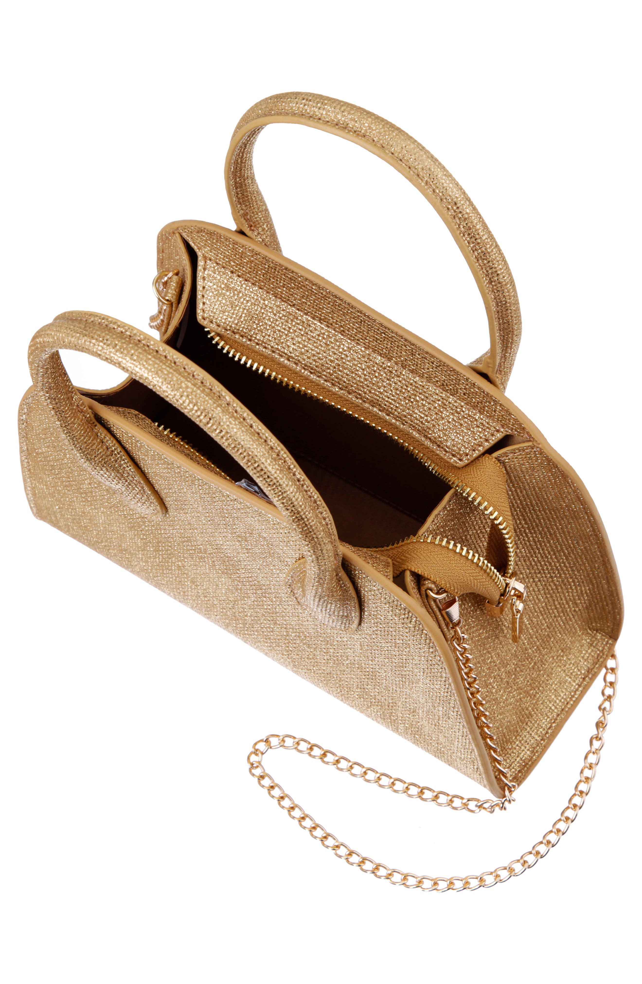 Yorke Top Handle Bag, Alternate, color, PURE GOLD
