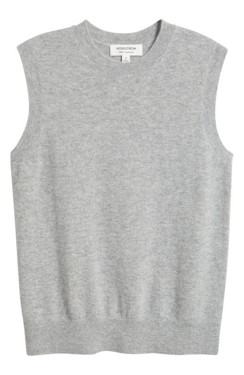 Nordstrom Sleeveless Cashmere Sweater In Multi