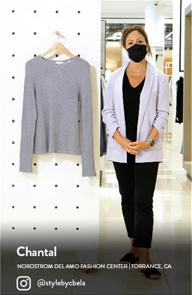 Textured Long Sleeve Sweater, sales video thumbnail