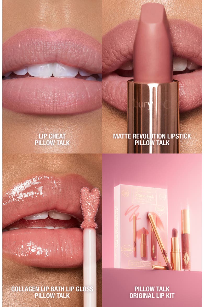 Pillow Talk Original Lip Kit $95 Value, Alternate, color, PILLOW TALK