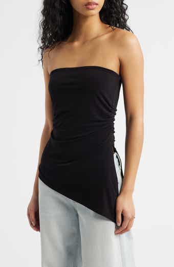 Ines Asymmetric Hem Bandeau Top