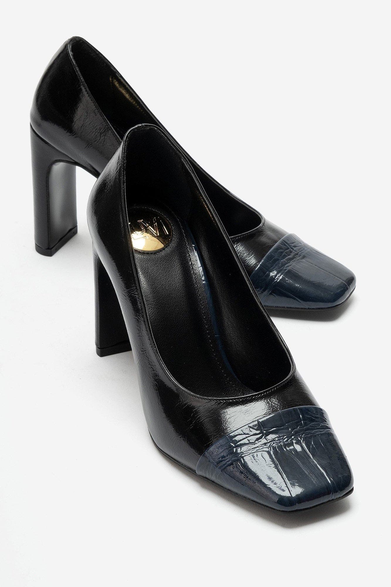 Bans Block Heel Pump, Alternate, color, Black
