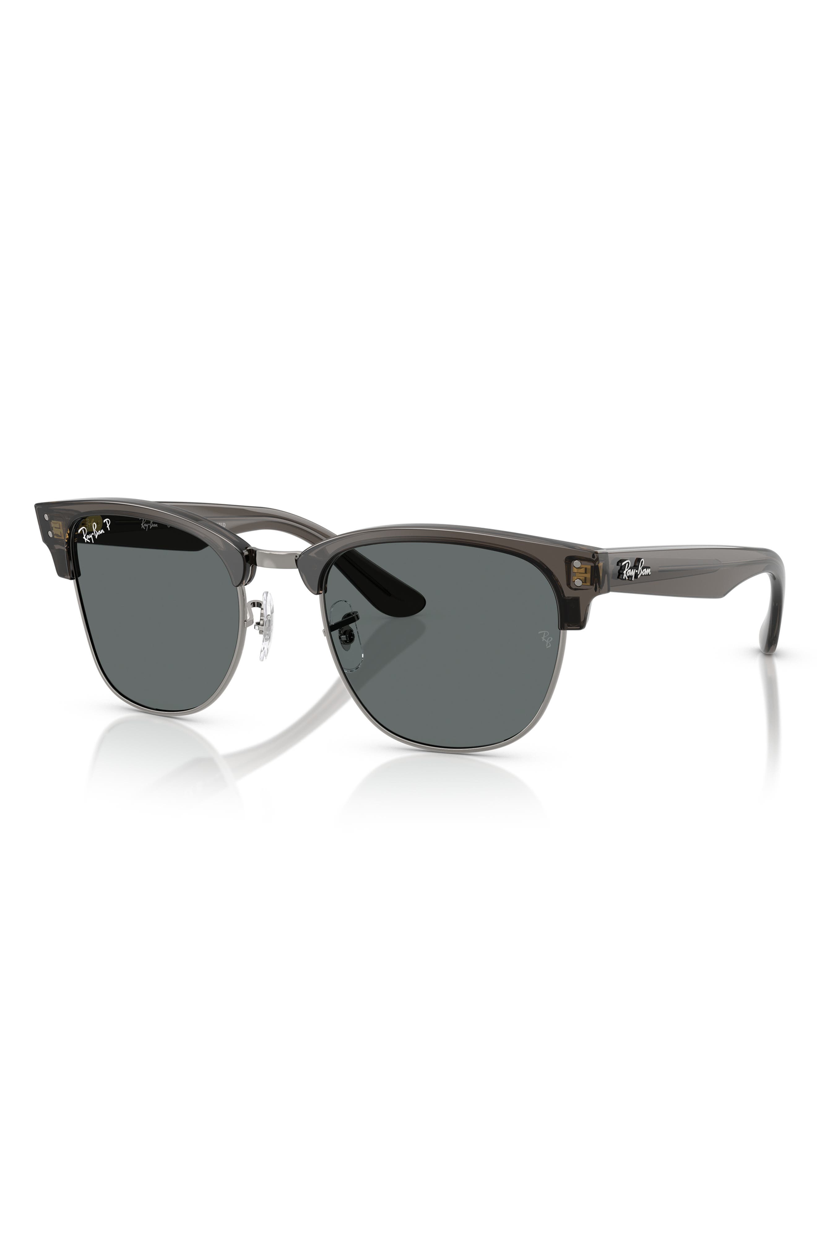 Ray-Ban Clubmaster Reverse Lens 54mm Polarized Square Sunglasses