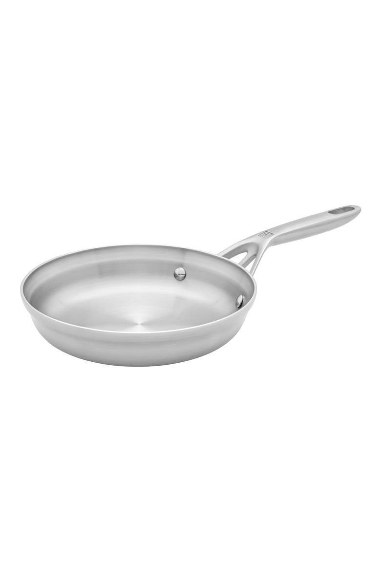 Motion Stainless Steel 8-Inch Fry Pan, Main, color, STAINLESS STEEL