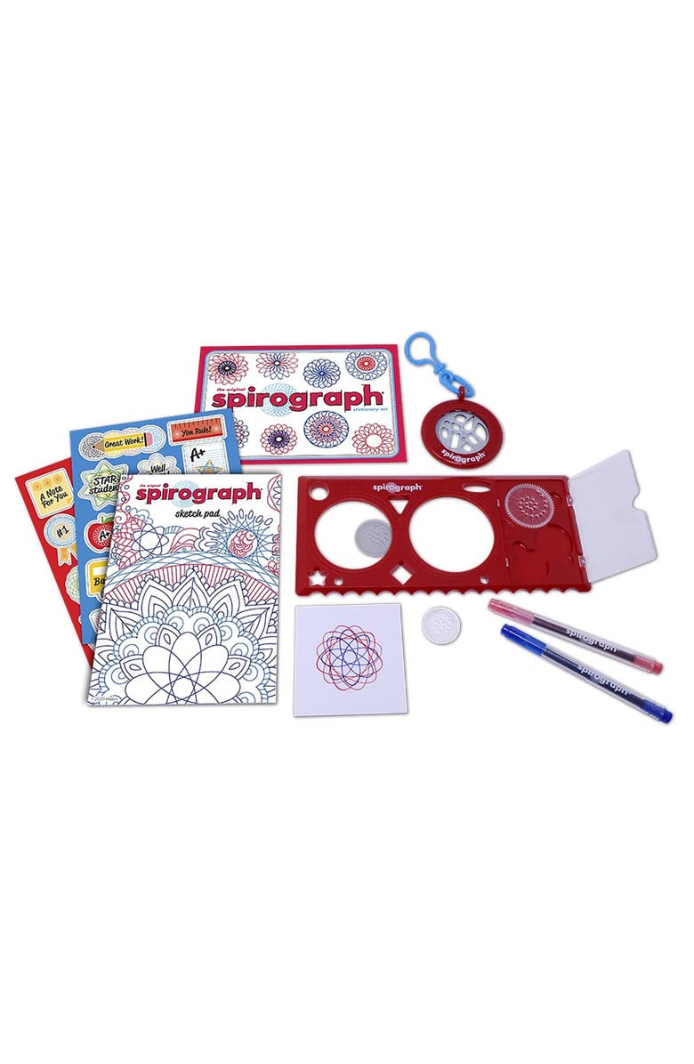 Kahootz The Original Spirograph Stationary Drawing Set, Alternate, color, Multicolored