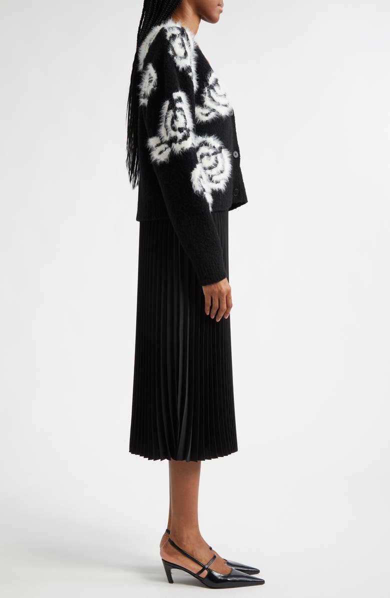 Cinq à Sept Aerin Abstract Floral Long Sleeve Sweater Dress, Alternate, color,