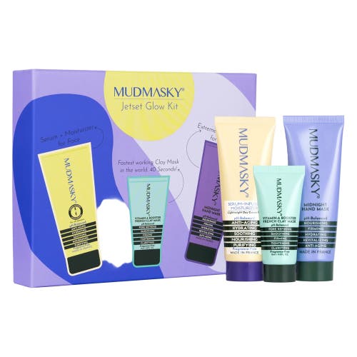 Mudmasky Jetset Glow Kit In Transparent