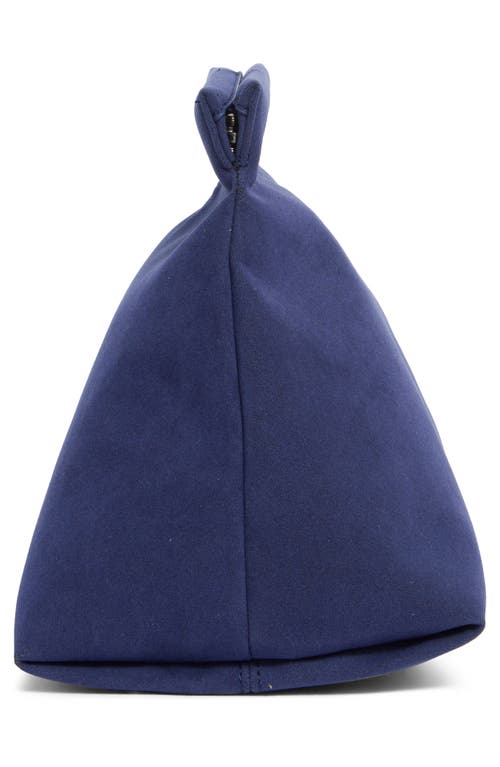 Bcbg Faux Suede Clutch In Blue