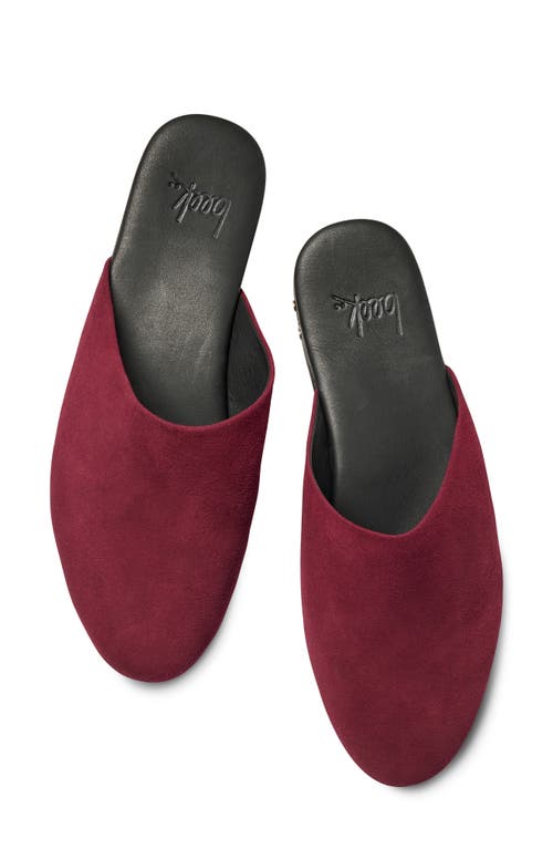 Beek Siskin Mule In Burgundy