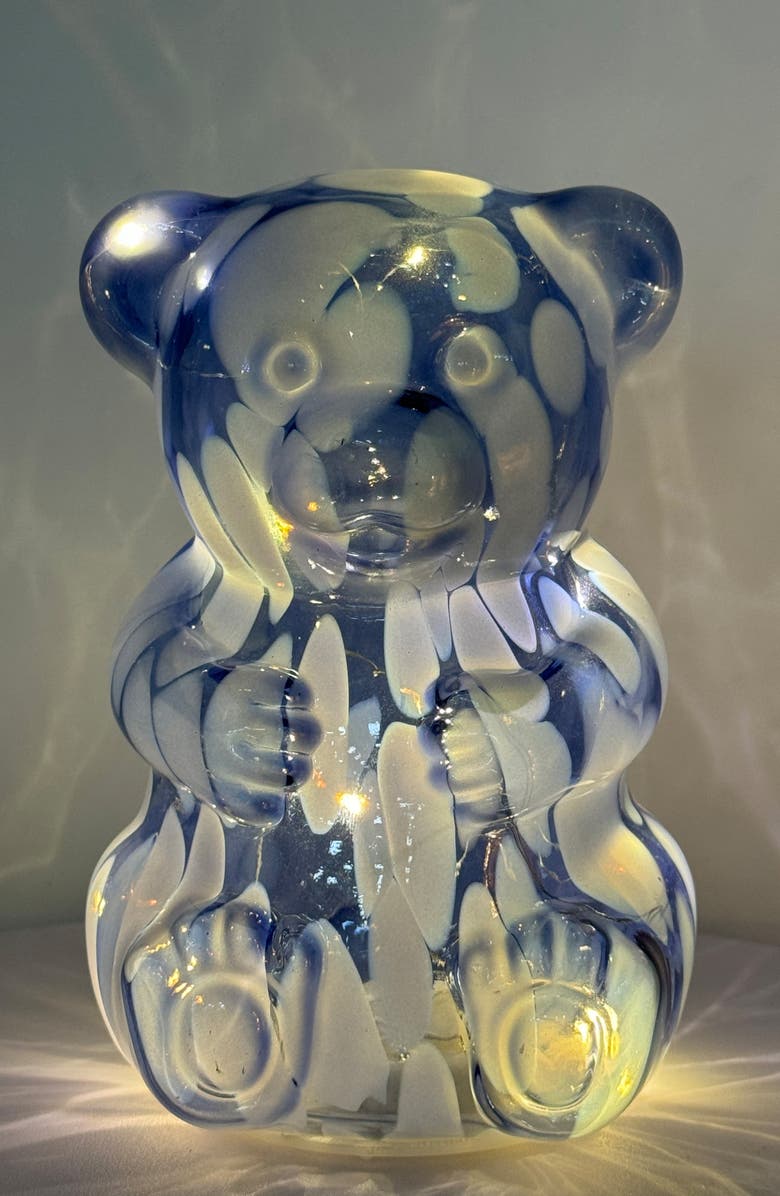 Innovibe LED Gummy Glass Bear Table Lamp, Alternate, color, Blue