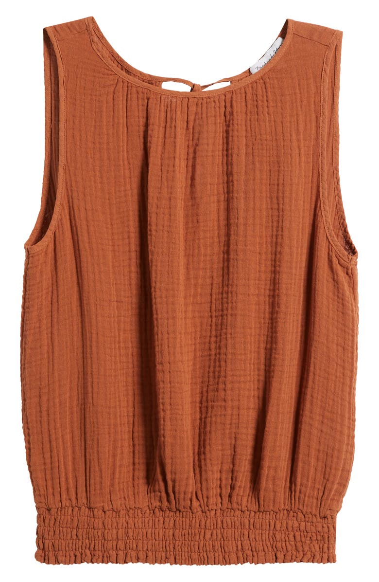 Michael Stars Janelle Tie Neck Tank, Alternate, color,