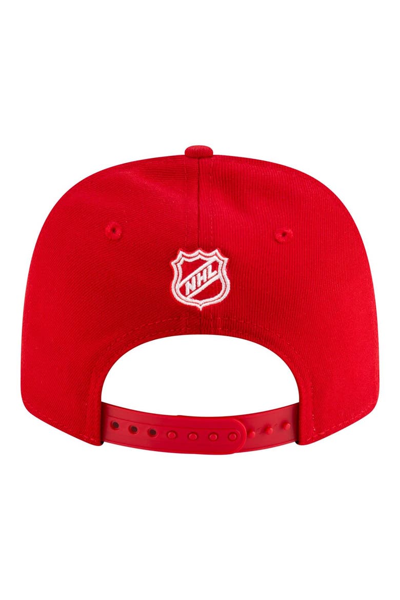 Men's New Era  Red Detroit Red Wings 9SEVENTY COOLERA Adjustable Hat, Alternate, color, Red
