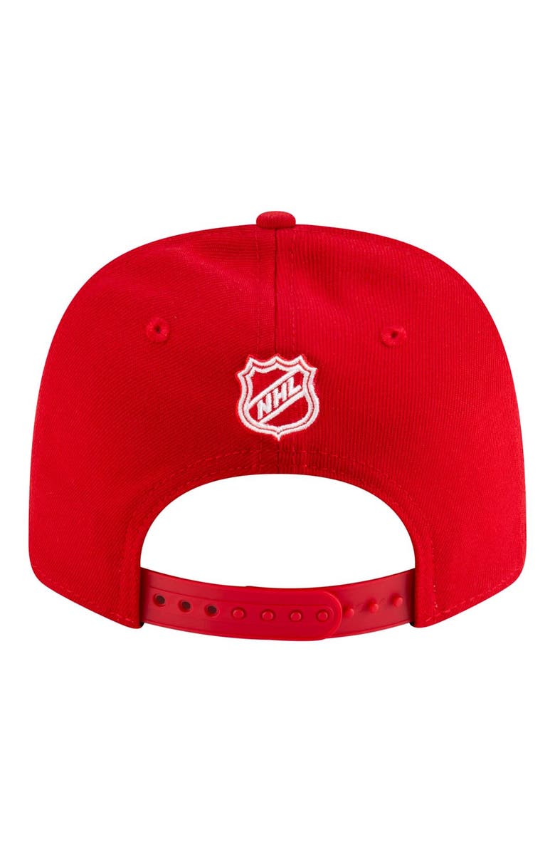 New Era Men's New Era  Red Detroit Red Wings 9SEVENTY COOLERA Adjustable Hat, Alternate, color, Red