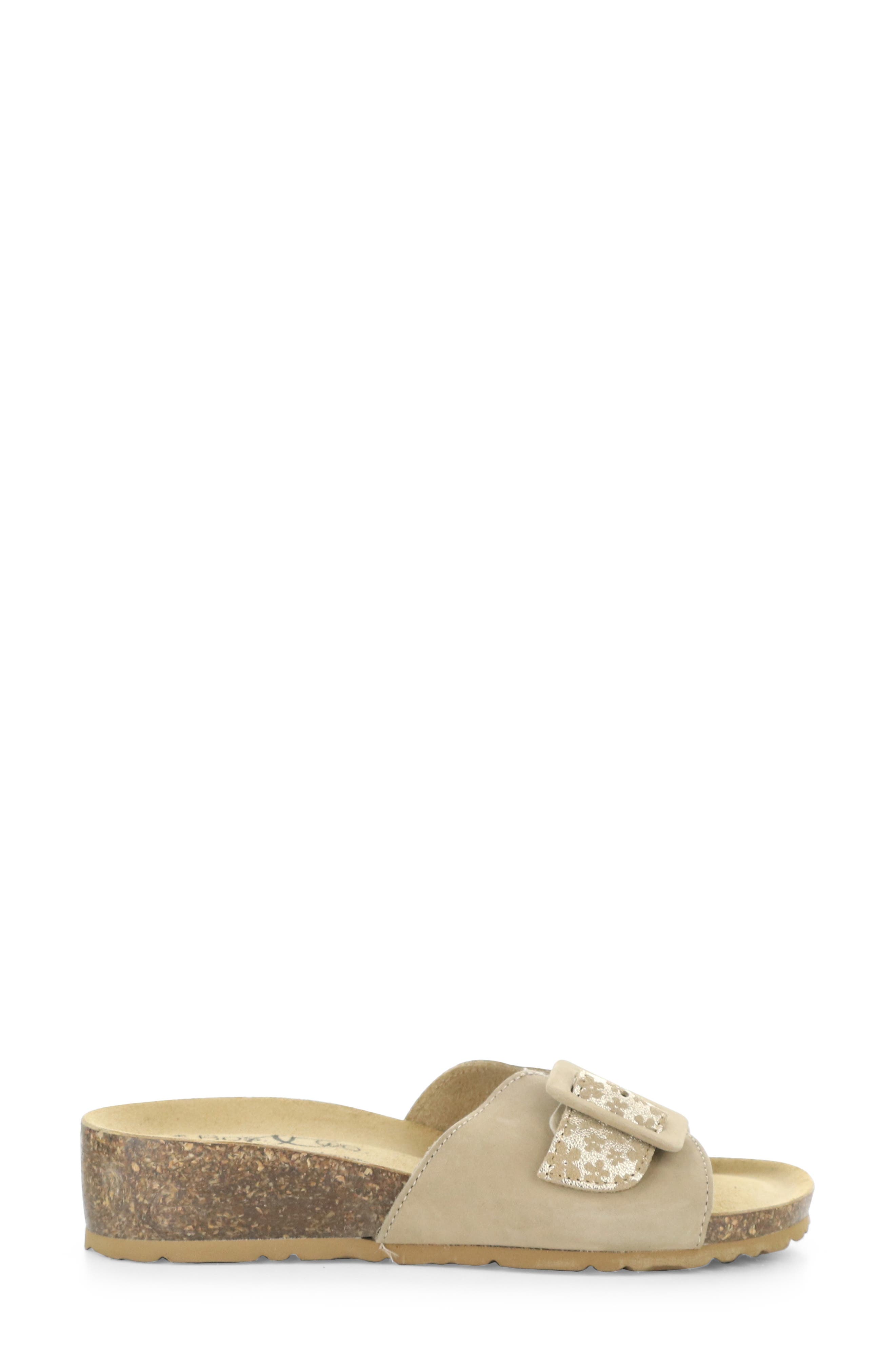Lyra Wedge Slide Sandal, Alternate, color, SABBIA
