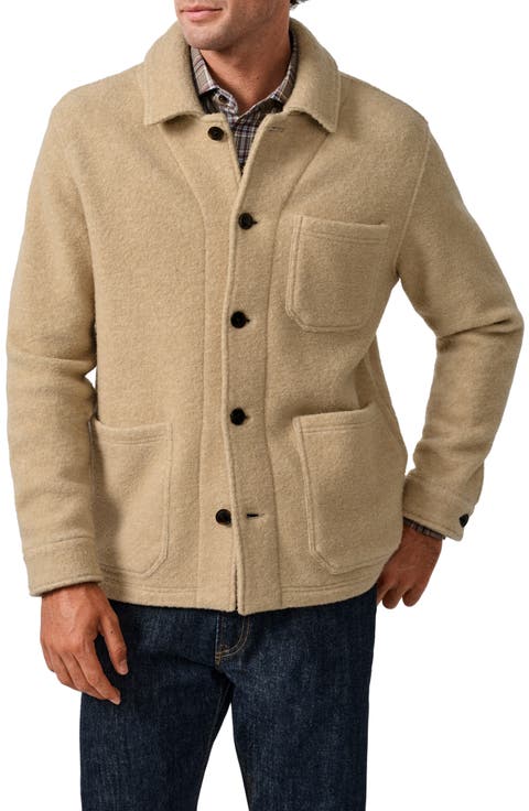 Fergus Wool & Cashmere Blend Chore Jacket