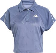 adidas Stadium 3-Stripes Tennis Jacquard Polo