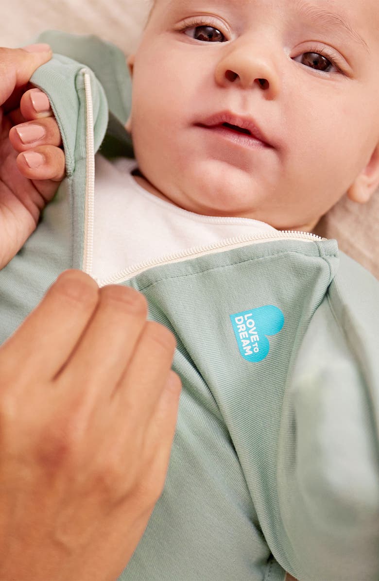 LOVE TO DREAM Swaddle Up<sup>™</sup> Lite 0.2 TOG Stretch Cotton Swaddle, Alternate, color, Olive