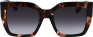 Longchamp 53mm Rectangular Sunglasses
