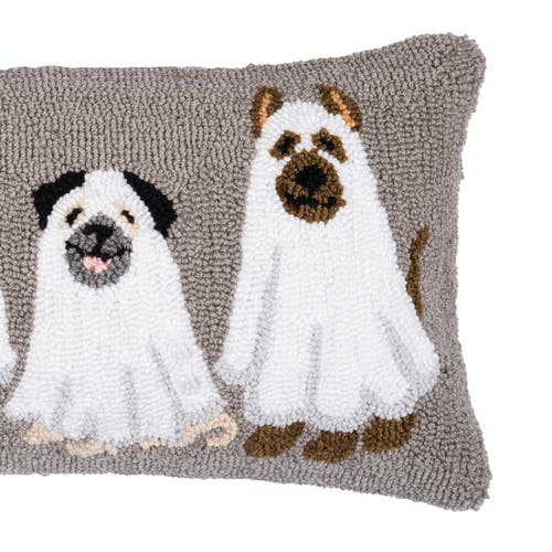 C & F Home C&f Home Ghost Pets Throw Pillows In Gray