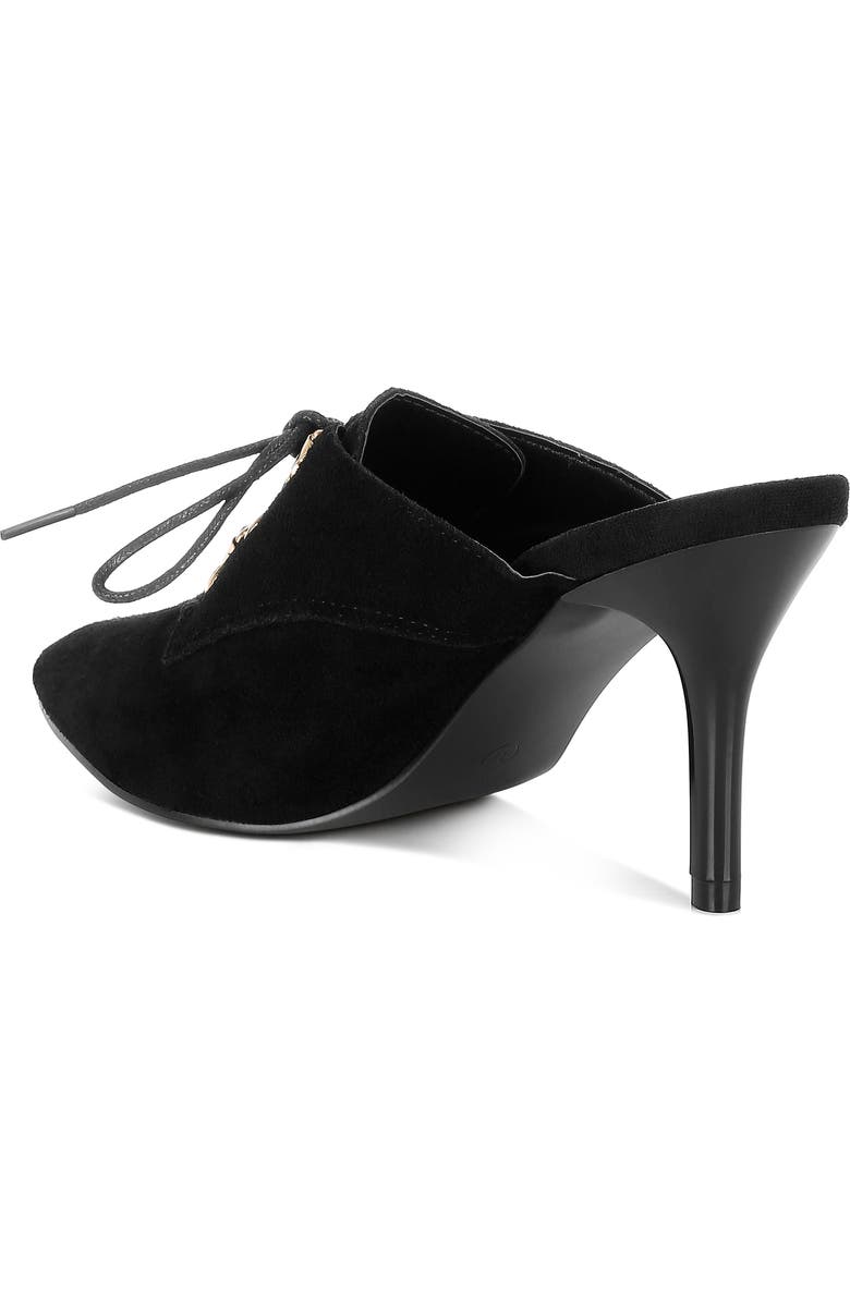 Rag & Co Miladi Stiletto Mule, Alternate, color, Black