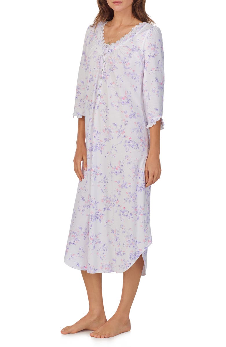 Eileen West Cotton Jersey Ballet Nightgown, Alternate, color, 