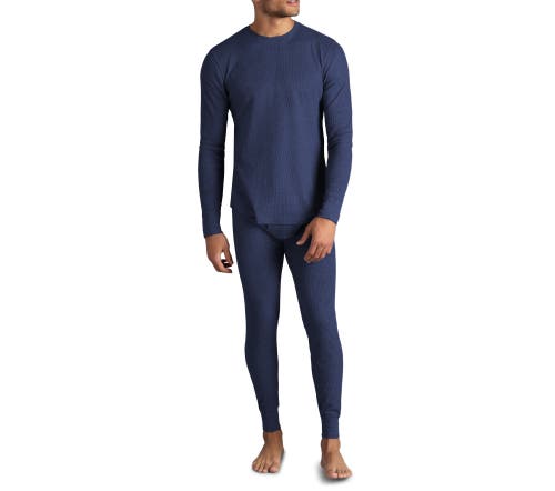 Watson's Waffle Thermal Long John In Blue